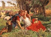 William Holman Hunt, The Hireling Shepherd